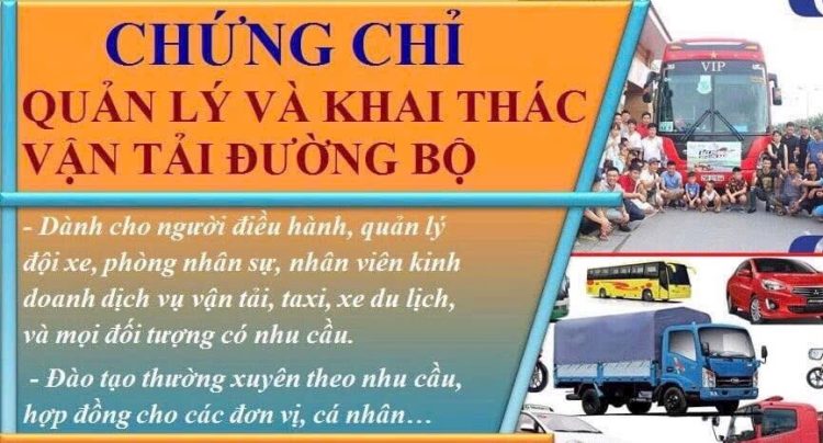 Chứng chỉ sơ cấp ngành vận tải đường bộ