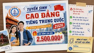 Xét Tuyển Học Bạ Cao Đẳng Tiếng Trung Quốc 2026