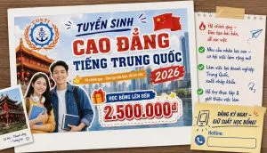 Xét Tuyển Học Bạ Cao Đẳng Tiếng Trung Quốc 2026