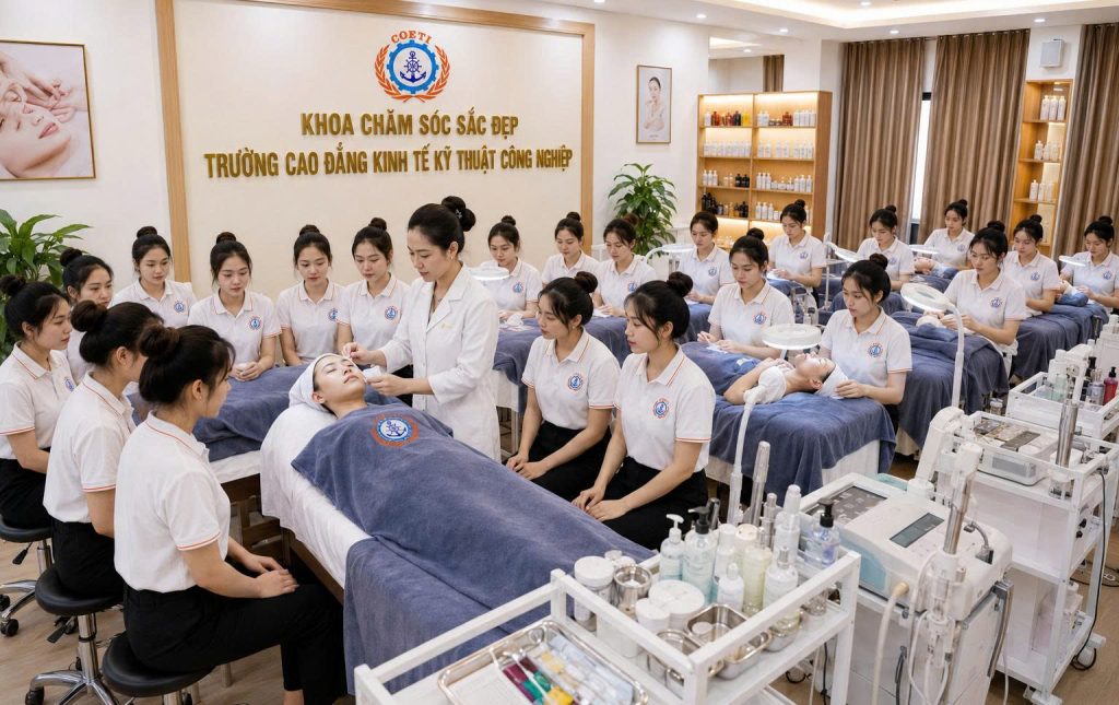 Tuyển Sinh Ngành Chăm Sóc Sắc Đẹp 2026