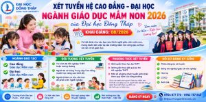 Xét tuyển giáo dục mầm non 2026