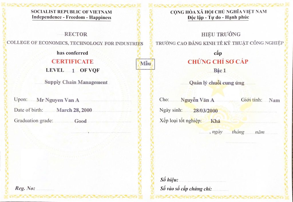 Khóa Học Cấp Chứng Chỉ Quản Lý Chuỗi Cung Ứng 2026